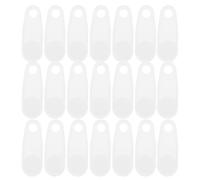 COHEALI Curtain Track Glider Hooks Versatile Use White 100pcs Stylish Design with Adhesive Track Accessories Won't Damage Walls for Drapes for Temporary Setups and Living Rooms