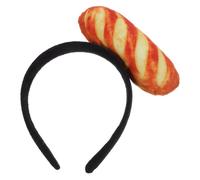 COHEALI Cute Bread Headband Plush Hair Accessory for Stage Performance and Photo Taking, Lovely Multipurpose Party Costume Festival Hair Prop in Cloth Material