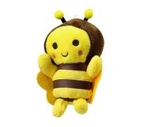 COHEALI Cute Plush Bee Ornament Key Chain Pendant for Bags and Backpacks Lightweight Stuffed Bee Hanging Decor for Home Parties and Collecting