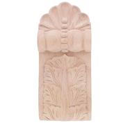 COHEALI Decorative Wood Applique Solid Wood Corbel European Style Vintage for DIY Durability Column Capital Ornament for Renovation Projects and Kitchen Islands