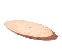 COHEALI Delicate Centerpiece Wood Blank Circles Unfinished Wooden Rounds Smooth Multi-Purpose Wood Decor for DIY Hand Paintings and Welcome Sign in Coffee Color