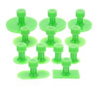COHEALI Dent Puller Tabs Suitable for Complex Concave Situations 12pcs Car Dent Puller Kit with Abs Material for Body Repair