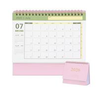 COHEALI Desk Calendar 2026 Standing Flip Small Monthly Planner Organizer for Home School Office Planning And Scheduling Supplies