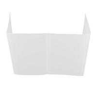 COHEALI Desk Divider Board Plastic Safety Partition 35x20x5in Foldable Protective Privacy Sneeze Guard for Desk with Side Pocket Easy to Carry No Interference with Interaction for Eating