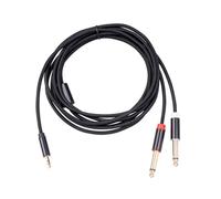COHEALI Digital Audio Cable Stage Signal Audio Cable with Aluminum Alloy Gold-plated Connectors Sturdy Extension Cord Wire for Microphones and Smartphones in Black