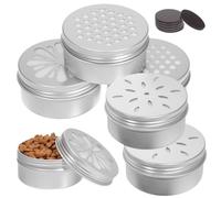 COHEALI Dog Scent Training Kit 6-Piece Lightweight Hollow Aluminum and Plastic Tins for Scent Work Training Supplies and Dog Agility