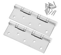 COHEALI Door Hinges User-Friendly Design Stainless Steel with Ball Bearing 2pcs and Silent Operation Black Cabinet Door Hinges Sturdy Hardware for Furniture for Home Use