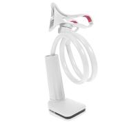 COHEALI Double Clips Mobile Phone Holder Clamp-on Tablet Holder Multi-angle Adjustable Rack for Mobile Phones and Tablet Devices, Strong and Stable Abs Aluminum Alloy Construction