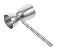 COHEALI Double-Sided Stainless Steel Jigger Set Measuring Cocktail Ingredients 30ml 60ml Silver Bar Party Wine Measuring Device