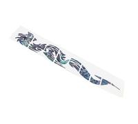 COHEALI Dragon Pattern Blue Plastic Material Easy to Use and Will Not Leave Residue Guitar Fretboard Inlay Sticker Decal for Decorating Musical Instruments for Ukulele and Guitar