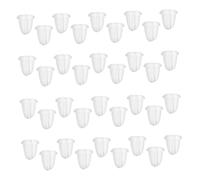 COHEALI Earring Safety Backs Set of 100 Soft Silicone Earring Backs for Women Backings for Hoops
