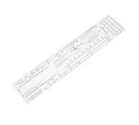 COHEALI Electrocardiogram Measuring Tool Portable Plastic Ekg Ruler Supporting Heart Rate Interpretation, Lightweight and Flexible for Emergency Services and Clinical Use