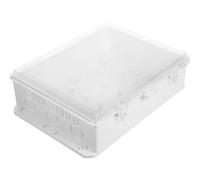 COHEALI Electronics Enclosure Box with Transparent Cover Weatherproof Plastic Junction Box for Low Voltage Switches and Air Circuit Breakers Outdoor Electrical Distribution Case