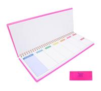 COHEALI English Planner Weekly Planning Pad Undated Weekly Planner Daily Work Notebook Premium Writing Experience Sl esign Elegant Paper Notepad for School and Business Settings