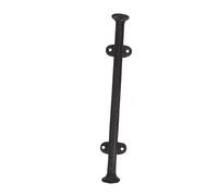 COHEALI European Vintage Cast Iron Door Handle Heavy Duty Antique Black Pull for Garden Gates Barn Doors Rustic Design for Outdoor Aesthetics Unique Decorative Hardware with Screws Included