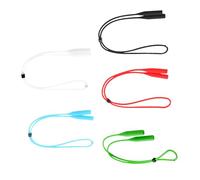 COHEALI Eyewear Random Color Straps Anti-skid Adjustable Silicone Retainer 5pcs Comfortable Design Glasses Holder Rope in Assorted Colours Suitable for Outdoor and Indoor Sports