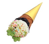 COHEALI Fake Ice Cream Model and Excellent Workmanship with Realistic Shape Lifelike Pvc Cone, Reliable Photography Prop and Display Accessory for Dessert Shop Or Food Photography