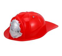 COHEALI Fire Hat Props for Kids - Red Fireman Helmet for Role Play 2Pack Firefighter Hats for Children S Cosplay Fun Dress-up Costume for Themed Parties