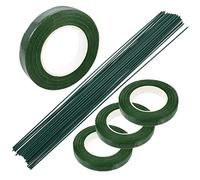 COHEALI Flexible Metal Wire Flower Stems for DIY Floral Crafting, Easily Bent and Shaped Metal Flower Rods for Floral Crowns and Arrangement Tool Kit