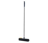 COHEALI Floor Scrub Brush Telescopic Deck Brush Scraper Grout Cleaner with Long Handle Dual Use Design Easy to Reach Higher Places Abs Material 29.13 Inch Length for Cleaning and Tiles