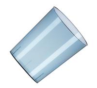 COHEALI Flower Bucket Acrylic, Wake Flower Container, round Blue Large Capacity, Multi-purpose Storage Bucket for Ice and Green Plants, Household Storage