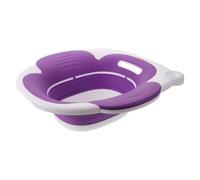 COHEALI Foldable Sitz Bath for Toilet with Silicone Material and Stable Support, Universal Fit for Postpartum and Apartment Bathrooms, Curved Inner Wall Hip Bath for Women and Seniors