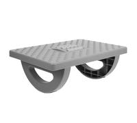 COHEALI Footrest with Rocking Motion and Pp Material, Minimalist Design Ergonomic Foot Stool Under Desk Suitable for Office Desks and Home Use