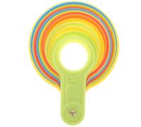 COHEALI Fruit Diameter Measuring Circle Plastic Gauge for Peaches and Other Fruits Practical Fruit Measuring Ring by Diameter on Farms Random Color