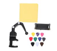 COHEALI Guitar Phone Stand Adjustable Plastic Phone Holder Convenient to Read Lyrics and Music Scores Creative Design 8.25x3.14x0.98 in Practicing The Guitar Assorted Color