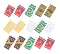 COHEALI Hair Dreadlocks 15pcs Cloth Tube Braids Accessories for Styling African Reggae Hair Extensions Random Color