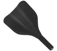 COHEALI Hairdressing Face Protection Panel Black Plastic Hair Dye Splash Guard with Handle for Barbers and Home Hair Care 11.65X6.10X2.48 Inch