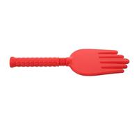 COHEALI Handheld Five-Finger Massage Pat Body Massage Paddle Red, Meridian Therapy Body Beating Stick for Neck and Back Relief, Health and Wellness Relaxation Tool