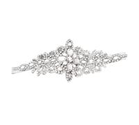 COHEALI Handmade Rhinestone Bridal Headband, Silver Fashion Hair Accessory for Weddings and Dances, Delicate Elegant Design for Brides and Guests