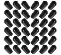 COHEALI Hanger End Caps PVC Wire Covers Black Rounded Corner Sleeves 100PCS Lightweight Protective Use for Industrial Hangers