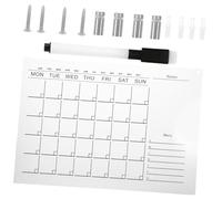 COHEALI Hanging Acrylic Calendar Weekly Planner Board 12x9x0.2 Inch Erasable Dry Erase Surface Environmental Protection Weekly Schedule Planning for Office and Shop Random Random Color