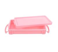 COHEALI Hard Plastic Long Pencil Case for Boys Marker Container School Supplies Organizer Fits Desk Crayon Storage Bulk Pencil Boxes