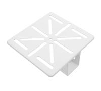 COHEALI Heavy Duty Universal Wall Mount Bracket Security Camera Bracket Clamp Reinforced I-beam Steel Slot Clamp Thickened Base Shelf Support White Wall Mounted with Screws and Nuts