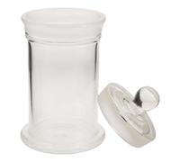 COHEALI High Borosilicate Glass Laboratory Specimen Container with Wide Mouth and Thickened Wall, Heat Resistant Multipurpose Glass Bottle with Lid for Lab Specimen Storage and Display
