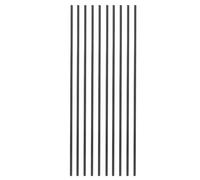 COHEALI High Purity Graphite Stirring Rods 10cm Length 10pcs 1.5mm Diameter Black for Metal Casting and Electrolysis