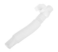 COHEALI Ice Bath Drain Valve Extension and Bathtub Drain Hose Set - 6.5cm Flexible Drainpipe with Leakproof Valve and Gasket - Replacement Drainage Pipe for Portable Bath, Folding Bucket and Ice