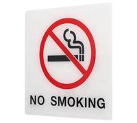 COHEALI Indicator Self-adhesive Wall Sign Acrylic 15x15cm No- Sign Board Versatile Use Stylish Design for Public Places and Offices