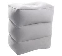 COHEALI Inflatable Travel Foot Rest Pillow with PVC Material and Foldable Design, Convenient Foot Support Cushion for Reading on The Sofa Or Train, Includes Carry Bag for Easy Portability