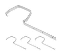 COHEALI Iron Gutter Holder Bracket 4pcs 160mm Rain Gutter Mount for Efficient Water Drainage on Residential and Industrial Roofs
