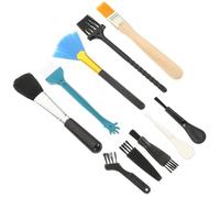 COHEALI Keyboard Brush 10Pcs Soft Bristle Portable Handle for Laptop Screen and Electronics Dust Cleaning Kit