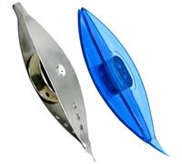 COHEALI Knitting Tatting Shuttles 2Pcs Metal and Plastic Lightweight Tools for DIY Craft Supplies Including Bracelets Sweaters and Scarves