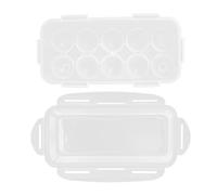 COHEALI Large Capacity Plastic Egg Storage Rack for Eggs Household Refrigerator with Easy to Move Design for Efficient Kitchen Storage