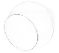 COHEALI Large Plastic round Fish Bowl Tank for Desktop Aquarium, Portable Tortoise and Goldfish Fish Tank, Office Tabletop Aquarium for Home Use