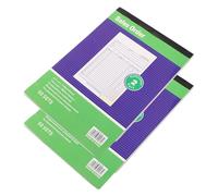 COHEALI Lightweight A5 Order Record Book with Waterproof Tearproof Cover, 2Pcs Business Receipt Pads for Small Boutique and Trade Order Tracking
