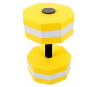 COHEALI Lightweight Eva Water Floating Dumbbells for Pool Exercise and Fitness Activities, Yellow Aquatic Fitness Equipment for Household and On-the-go Workouts