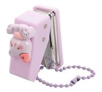 COHEALI Manual Single Hole Puncher for Paper and Loose Leaf, Portable Mini Punch Tool with Cartoon Cat Design, Adjustable Office Binder Puncher for DIY Crafting and Scrapbooking